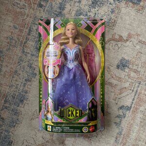 NWT Wicked: For Good Singing Glinda Doll, Movie-Inspired Outfit